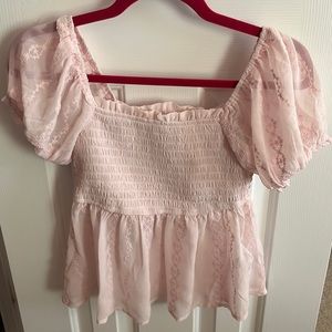 Francesca’s Pink Top XS